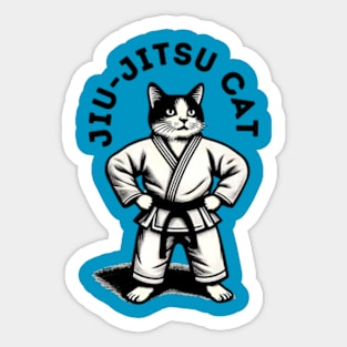 Jiu-Jitsu Cat Sticker